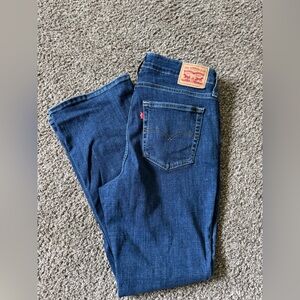 Mens Levi's Dark Blue Denim Pants